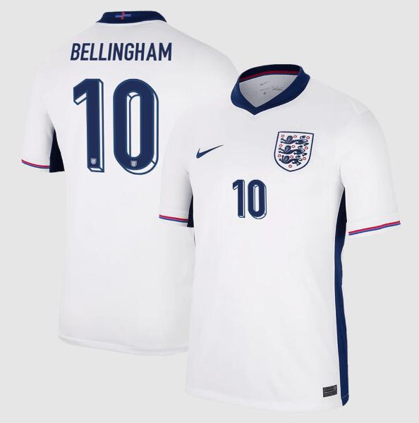 (image for) BELLINGHAM #10 England Home Jersey Euro 2024